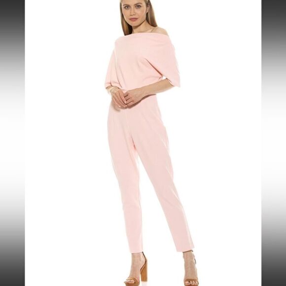 Alexia Admor Athena Jumpsuit size small pink NWT - Picture 1 of 7